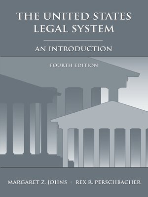 cover image of The United States Legal System: An Introduction